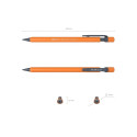 Mechanical pencil ErichKrause® Delta 0,5 mm, HB (box 12 pcs.)