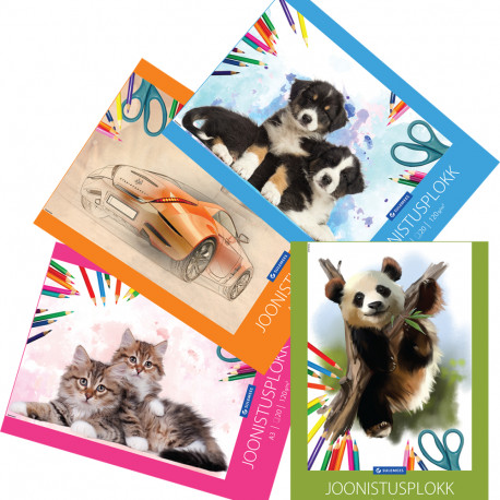 Joonistusplokk A3 120g 20 lehte Sulemees