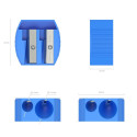 Double hole plastic sharpener ErichKrause® Multi, color: assorted (box 24 pcs.)