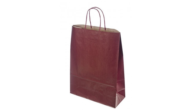 Paper bag with handles 540x140x500mm bordeaux