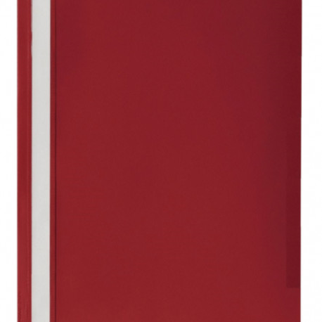 Quick binder A4 with slat burgundy PROLEXPLAST