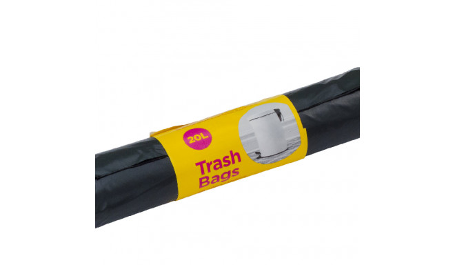 Garbage bag 20L (420x600mm) 30 pcs in a roll