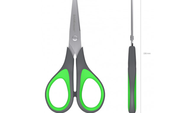 Scissors ErichKrause® Standard+, 15 cm (blister 1 pcs)