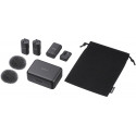 Sony wireless microphone ECM-W3 x2 + charging case