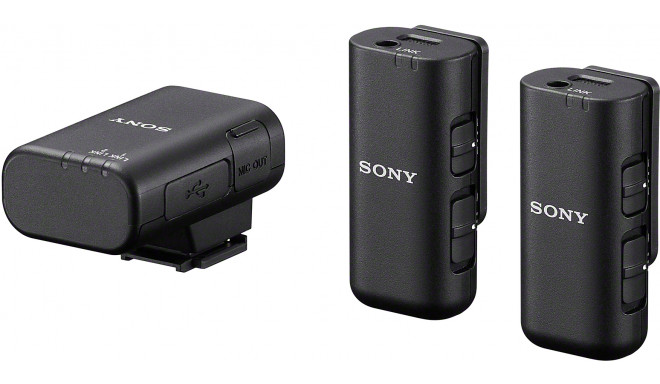 Sony juhtmevaba mikrofon ECM-W3 x2 + laadimiskarp