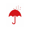 Sticker label AVERY ZWECKFORM symbol "Keep Dry"