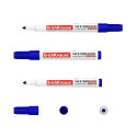 White board marker ErichKrause® W-500, colors: black, blue, red, green (pouch 4 pcs.)