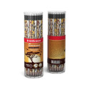 Graphite round section pencil with an eraser ErichKrause® Savanna HB (in tube 42 pcs.)