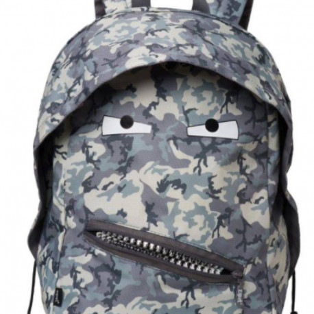 School bag/backpack Zipit Grillz camo gray