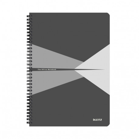 Notebook Leitz Office Card A4 Squar.Grey
