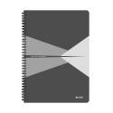 Notebook Leitz Office Card A4 Squar.Grey