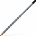 Regular pencil FABER-CASTELL Grip HB with rubber, ergonomically sharpened