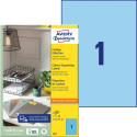 Kleebisetikett AVERY Zweckform 210x297mm 100 lehte sinine (3471)