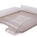 Letter tray, plastic, VICTORIA, colourless