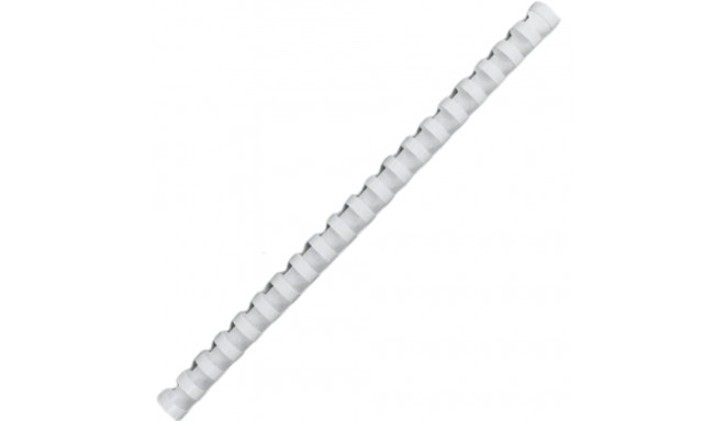Köitespiraal 12mm 56-80 lehte plast valge