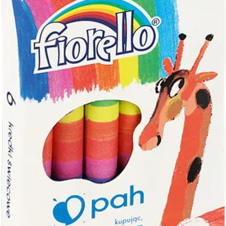 Жирный мел FIORELLO 6 цветов