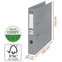 LAF Esselte No1 Power PP A4/50mmLi.Green