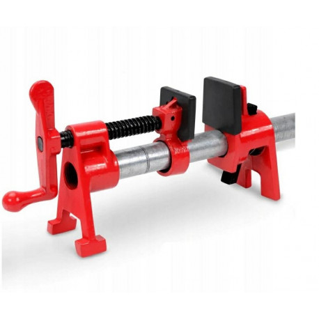 ENDLESS TUBULAR CARPENT CLAMP 3/4" WITH SILVER COVERS