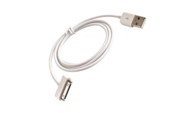 Forever Data & Charging USB Cable Apple iPhone 4 4S | iPad 2 3 (Analog MA591) White