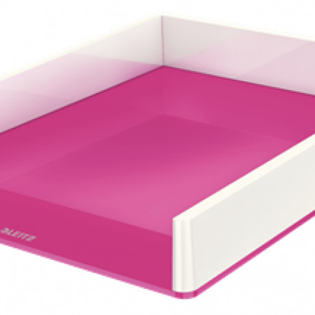 Dokumendisahtel 267x49x336mm Leitz WOW Dual colour, läikiv, valge-roosa