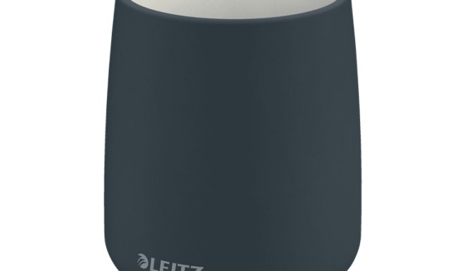 Pliiatsitops Leitz Cosy keraamiline, tumehall, ümar 108 x 87 x 87 mm