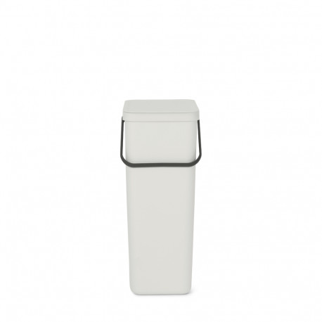 Prügikast 40L, Brabantia, Sort/Go kaanega, L-34.1 x S-26.7 x K-62.0cm/ Light Grey, helehall plastik