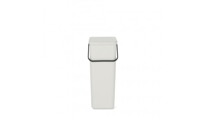 Prügikast 40L, Brabantia, Sort/Go kaanega, L-34.1 x S-26.7 x K-62.0cm/ Light Grey, helehall plastik
