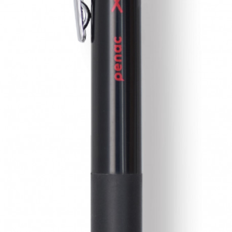 Pastapliiats Penac X-Beam XBM107 0,7mm, punane,klõpsuga,metall klamber