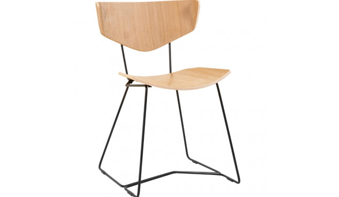 Tool RAY BOY, tamme pealisspooniga kase vineer, hele vaha, L-48cm, K-46/78cm/ must metallraam KAUPLU