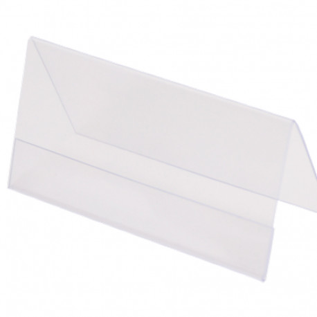 Infoalus lauale 60 x 90 mm A-kujuline/ läbipaistev