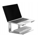 Gembird NBS-D1-01 laptop stand Aluminium, Silver 39.6 cm (15.6")