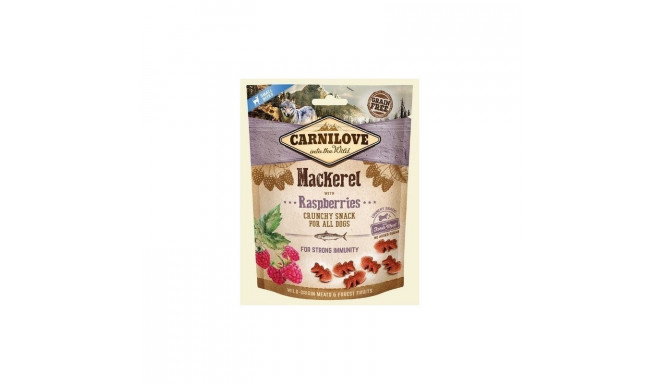 CARNILOVE Fresh Crunchy makrell + vaarikad koera maius 200 g