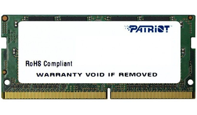 Patriot Memory 8GB DDR4 2400MHz memory module 1 x 8 GB