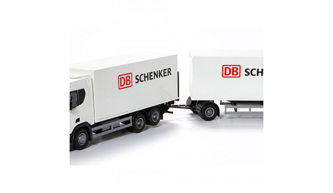 Scania distribution truck with trailer scale 1:25