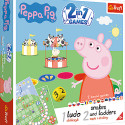 TREFL PEPPA PIG lauamäng 2 in 1 Põrsas Peppa