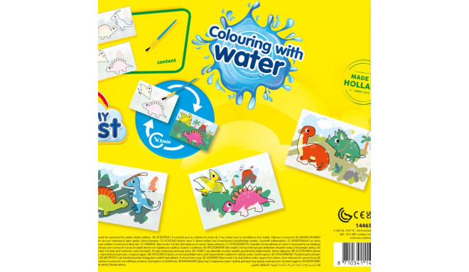 SES My First Colouring with water - Dinos