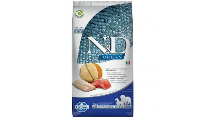 Fodder Farmina N&D Adult Melon Salmon Fish Cod 12 kg