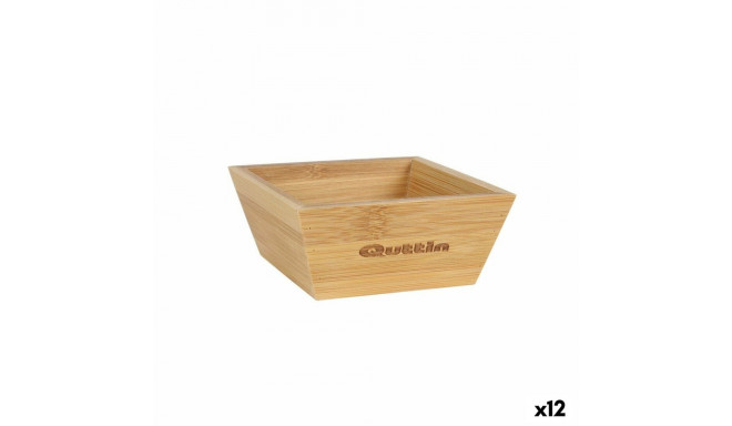 Bowl Quttin Bamboo 12 x 12 x 5 cm (12 Units)