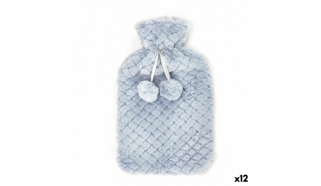Hot Water Bottle Gift Decor ZY2000-JH-B ZY2000-JH-B Blue Plastic 1,8 L (12 Units)