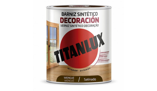 Синтетический лак Titanlux m11100714 Декор сатин Wengue 250 ml