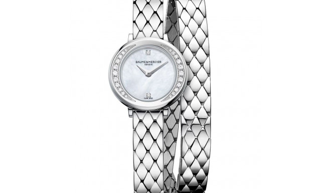 Женские часы Baume & Mercier PETITE PROMESSE W-DIAMOND (Ø 22 mm)