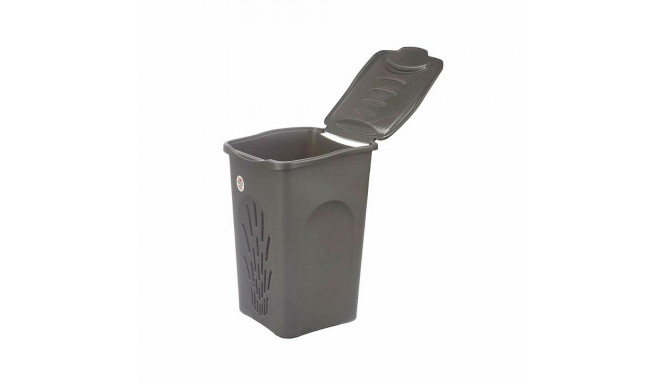 Veļas grozs Stefanplast Antracīts Plastmasa 50 L 37 x 56 x 39 cm (6 gb.)