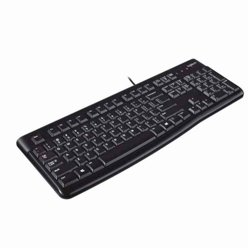 Keyboard Logitech K120 Black Spanish Spanish Qwerty QWERTY Keyboards