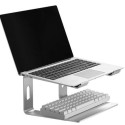 Gembird NBS-D1-01 laptop stand Aluminium, Silver 39.6 cm (15.6")