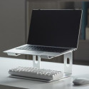 Gembird NBS-D1-01 laptop stand Aluminium, Silver 39.6 cm (15.6")