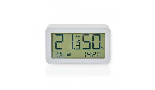 Nedis ZBSC30WT digital weather station White LCD Battery