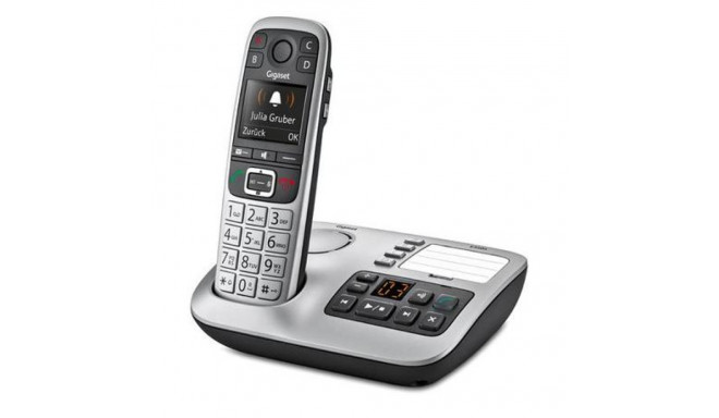 Gigaset E560A telephone DECT telephone Caller ID Black, Silver