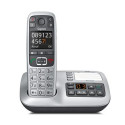 Gigaset E560A telephone DECT telephone Caller ID Black, Silver