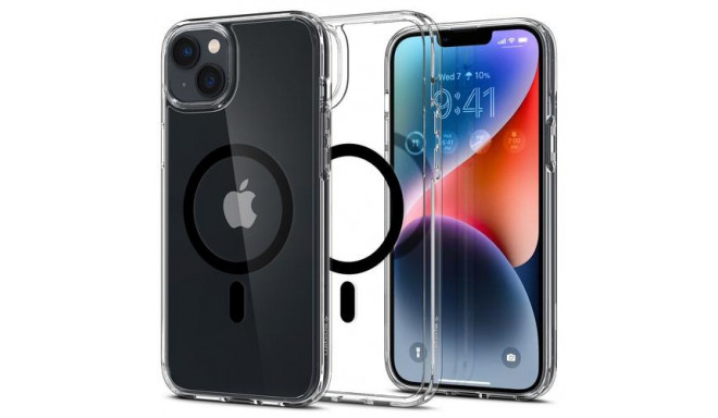 Spigen ACS04903 mobile phone case 17 cm (6.7") Cover Black, Transparent