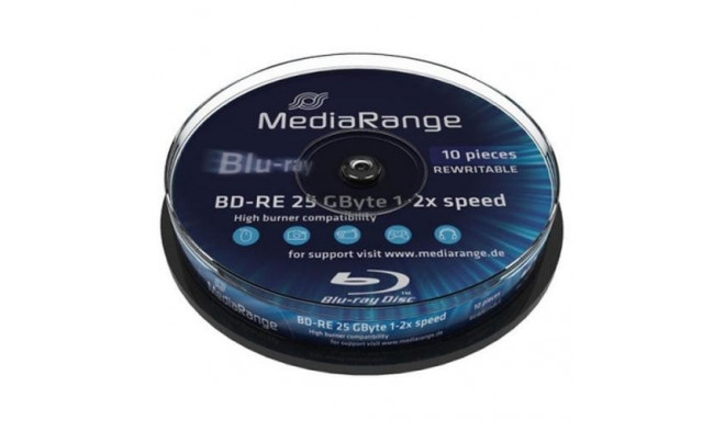 MediaRange MR501 blank Blu-Ray disc BD-RE 25 GB 10 pc(s)